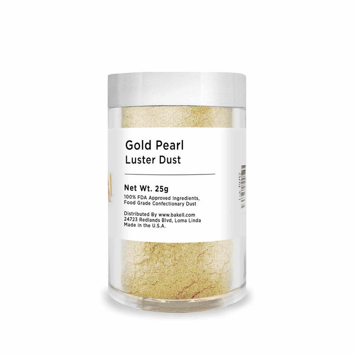 Pearl Gold Luster Dust | 100% Edible & Kosher Pareve | Wholesale | Bakell.com