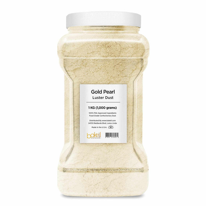 Pearl Gold Luster Dust | 100% Edible & Kosher Pareve | Wholesale | Bakell.com
