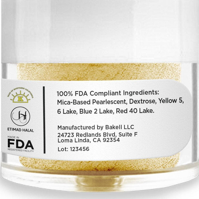 Gold Pearl Luster Dust Wholesale | Bakell