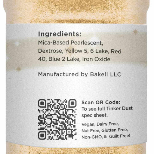 Gold Tinker Dust glitter 45g Shaker  | Bakell