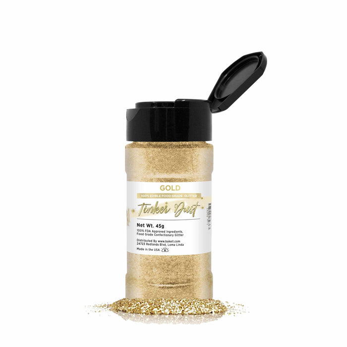 Gold Tinker Dust glitter 45g Shaker  | Bakell