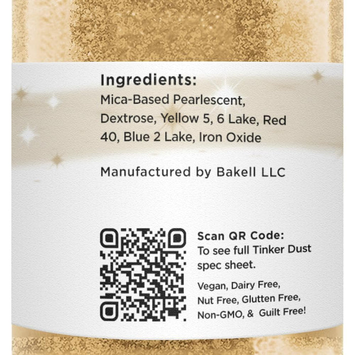 Gold Tinker Dust Glitter Private Label | Bakell