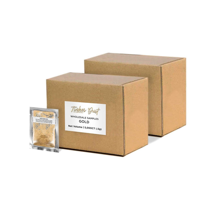 Gold Tinker Dust Glitter Sample Packs Wholesale | Bakell