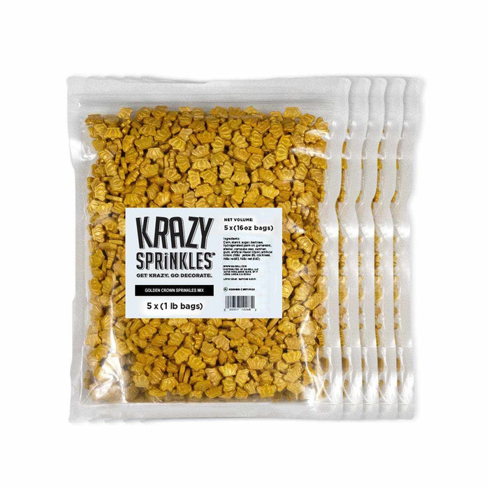 Golden Crown Edible Sprinkles – Krazy Sprinkles Bakell