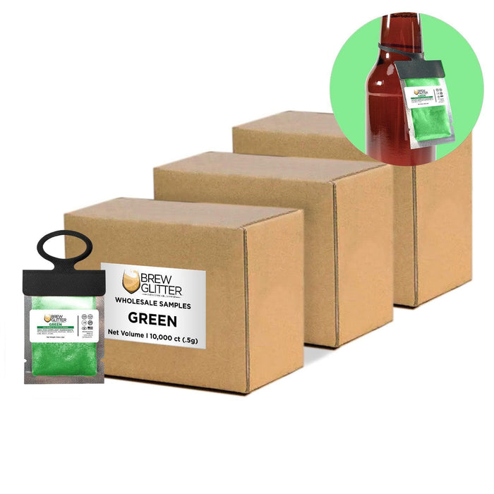 Green Brew Glitter Necker | Wholesale Hang Tags | Bakell