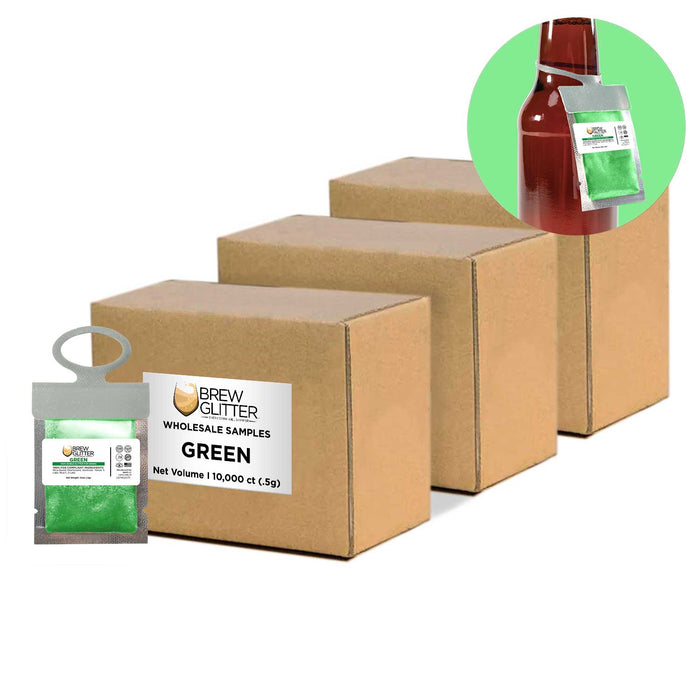 Green Brew Glitter Necker | Wholesale Hang Tags | Bakell