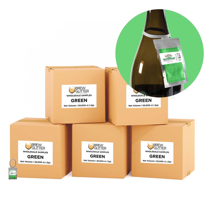 Green Brew Glitter Necker | Wholesale Hang Tags | Bakell