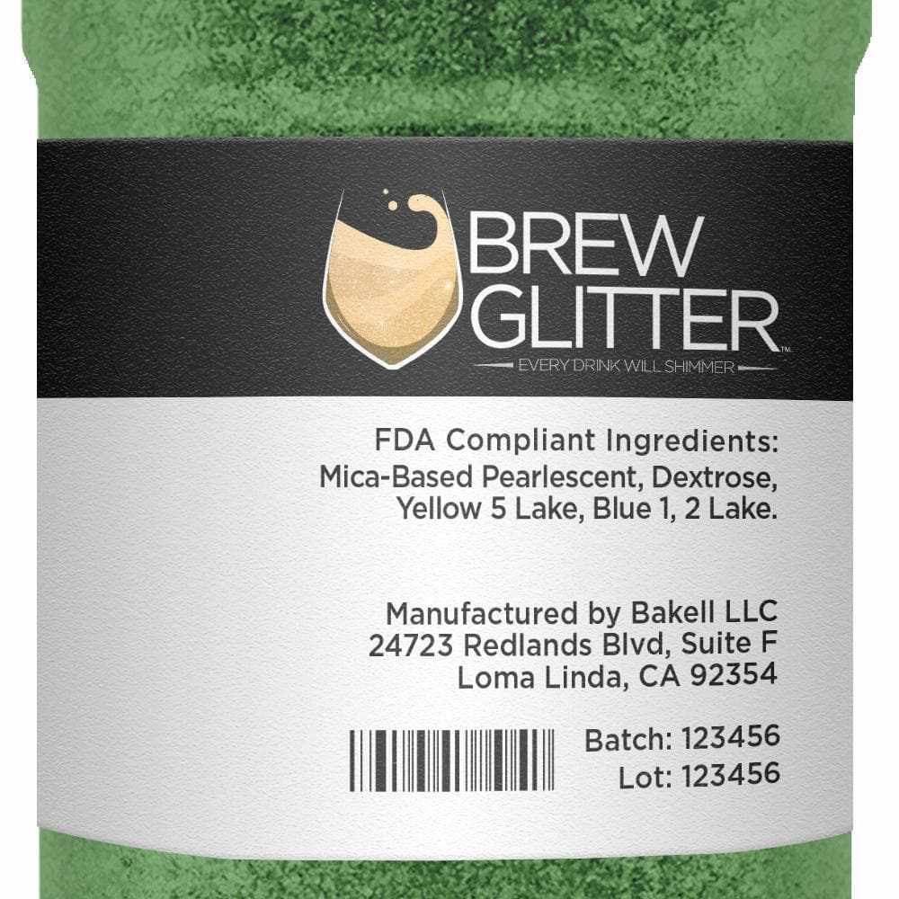 Buy Green Brew Glitter® 45g Shaker | Sifter Cap | Bakell