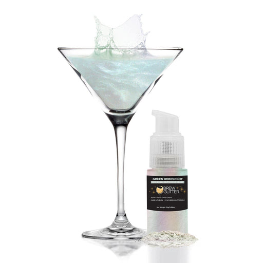 Dazzling Green Iridescent Brew Glitter | Spray Pump | Bakell