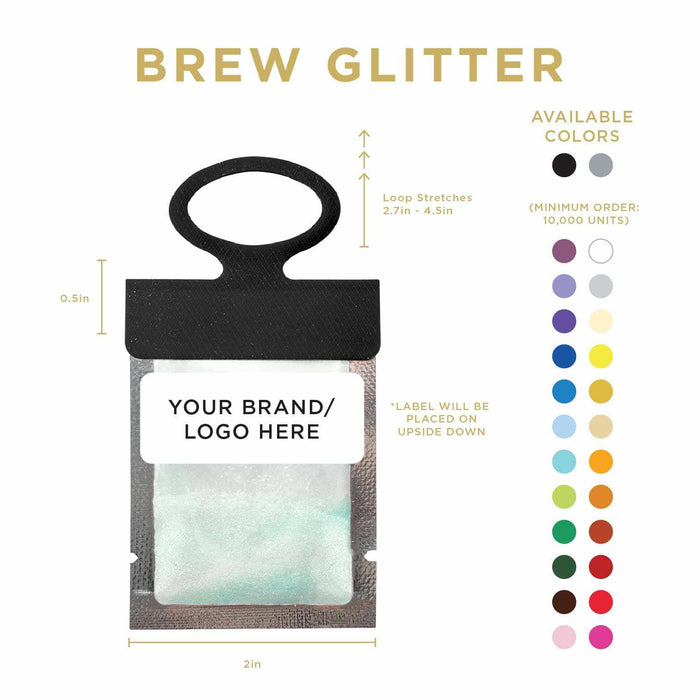 Green Private Label Iridescent Brew Glitter Necker | Bakell