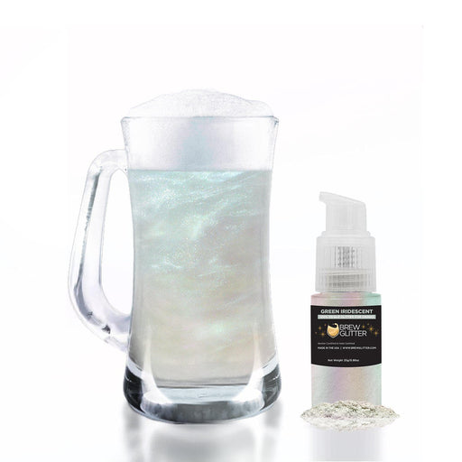 Green Iridescent Brew Glitter Spray Pump Wholesale by the Case | Bakell.com
