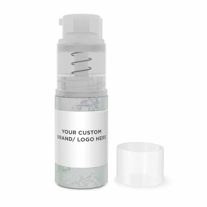 Private Label Green Iridescent Luster Dust Edible Glitter | Your Brand Your Logo