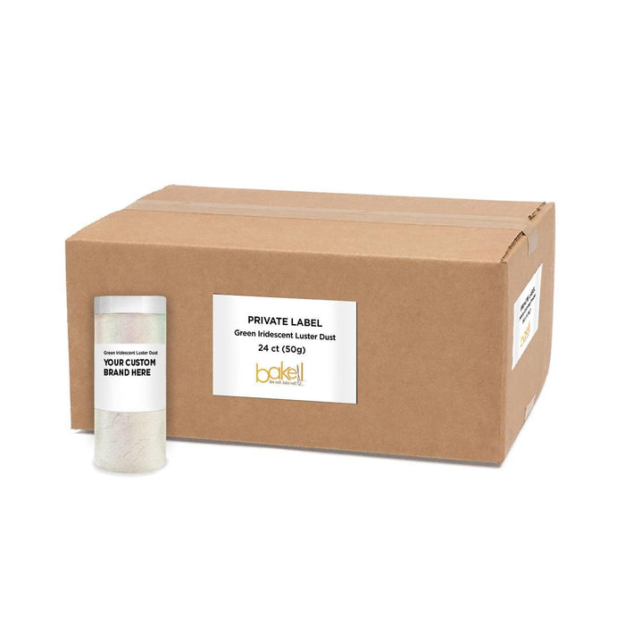 Private Label Green Iridescent Luster Dust | Resell Green | Bakell