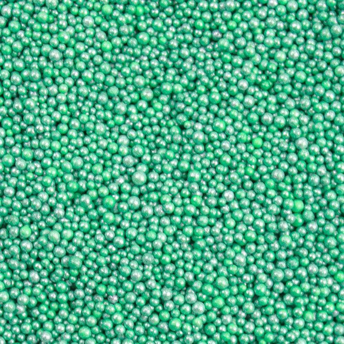 Green Mini Pearl Sprinkle Beads | Private Label  (48 units per/case) | Bakell