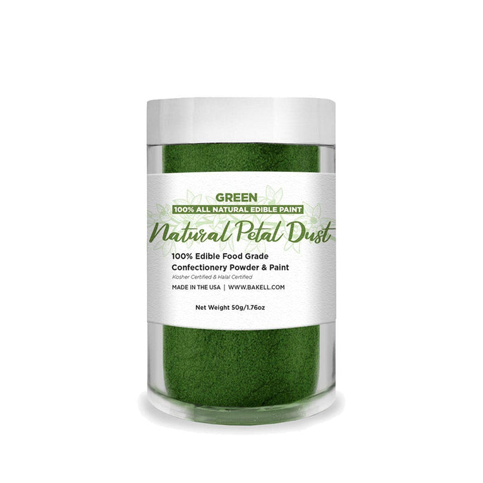 Green All Natural Petal Dust | Edible Food Coloring Powder | Kosher | Bakell.com