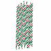 Green & Red Christmas Trees Cake Pop Drinking Straws | Bakell®