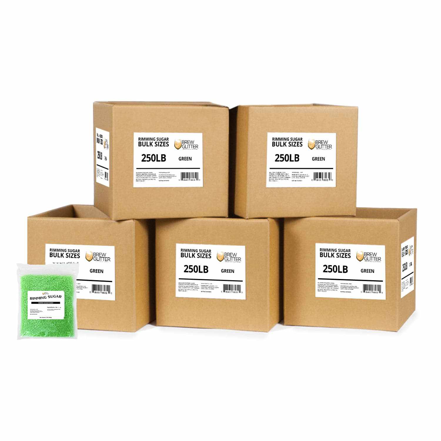 Bulk Size Green Pearl Cocktail Rimming Sugar | Bakell