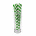 Green & White Candy Cane Stripe Cake Pop Party Straws-Cake Pop Straws-bakell