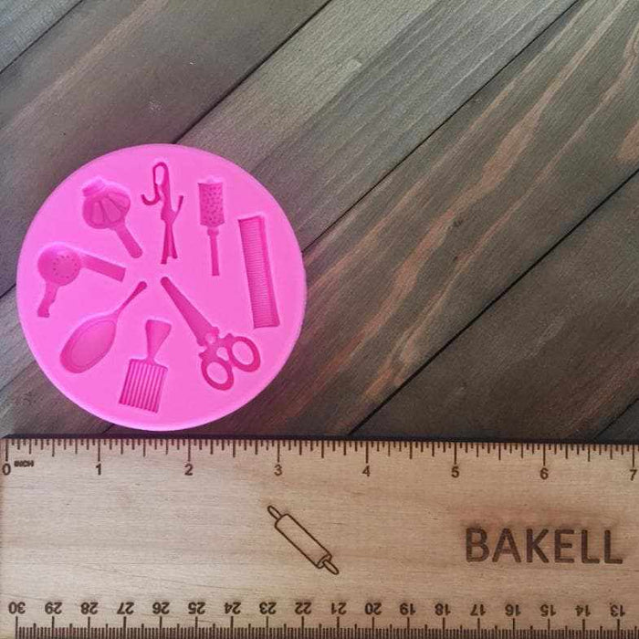 Hair Salon and Night Out Silicone Mold | Bakell