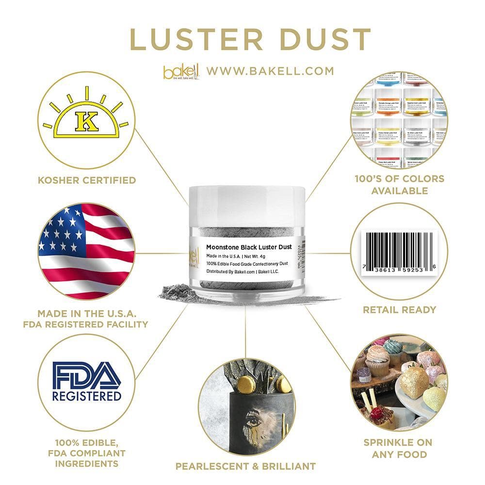 Halloween Luster Dust Combo Pack  | Edible 8 Pc Set  | Bakell