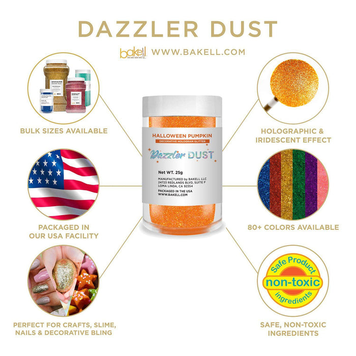 Bulk Size Halloween Pumpkin Dazzler Dust | Bakell