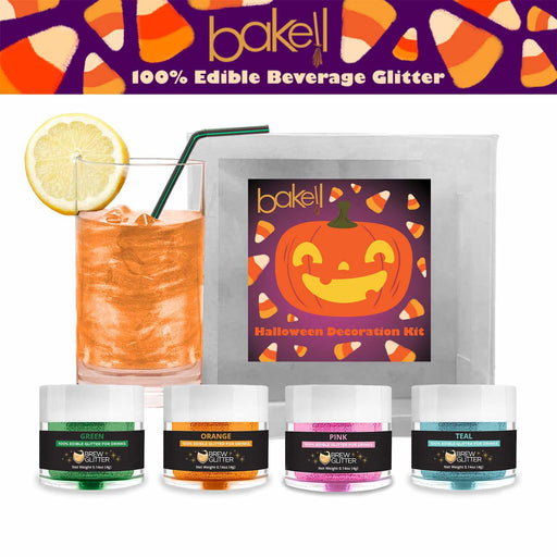 Halloween Edible Glitter for Drinks | Brew Glitter Variety Packs | Bakell
