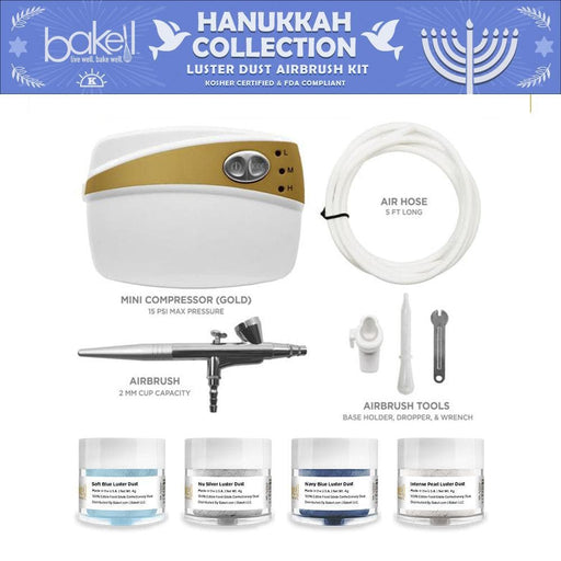 Shop Gold Hanukkah Airbrush Gun Kit - Big Savings - Bakell.com