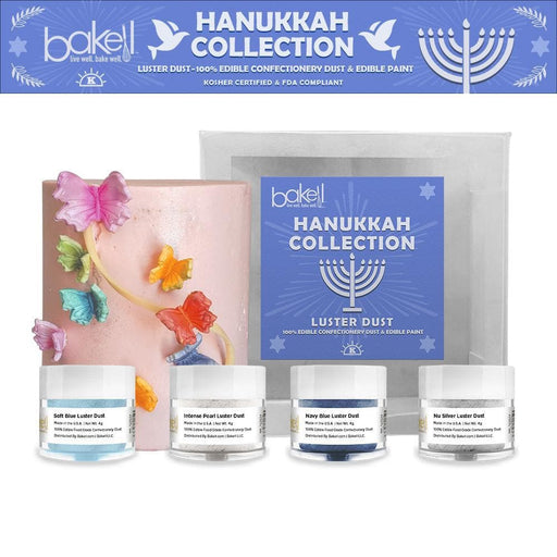 Shop Hanukkah Luster Dust Combo Set  - Save 21% on 4pc Set - Bakell