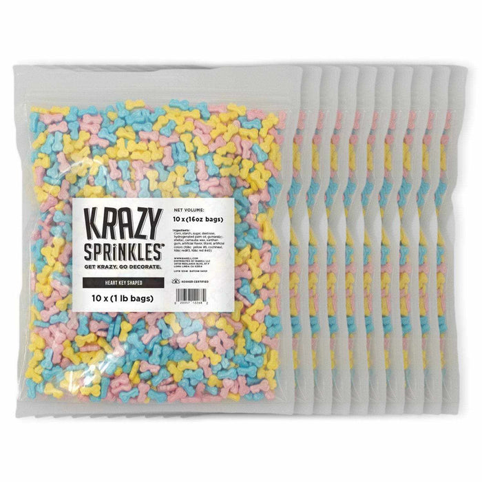 Heart Key Shaped Sprinkles by Krazy Sprinkles® | Bakell.com