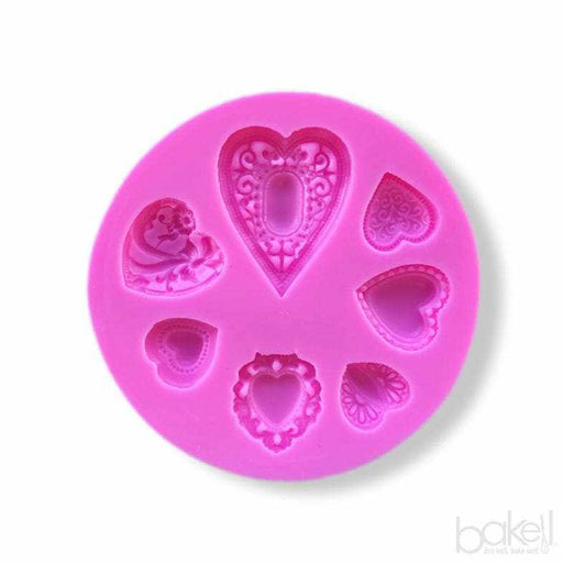 Heart Pendant Silicone Mold-Silicone Molds-bakell