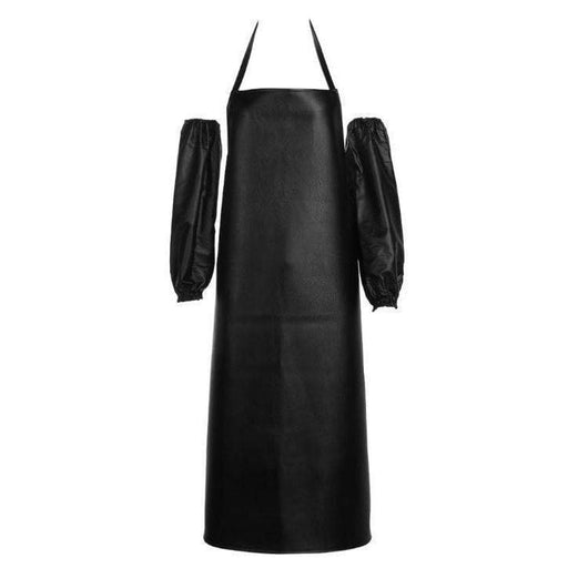 Heavy Duty Faux Leather Mens Grilling Apron and Arm Guards | BBQthingz®-Accessories & Tools-bakell