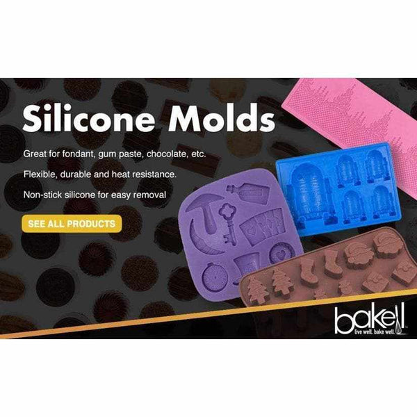 Bakell Homemade Gummy Bear Making Kit Silicone Mold and Dropper - Purple, Size: 7