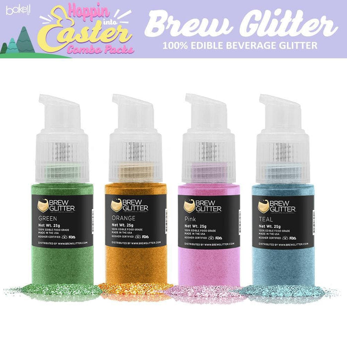 Easter Spray Pump Combo Pack B | 4 PC Set Brew Glitter | Bakell
