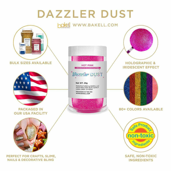 Bulk Size Hot Pink Glitter | Bakell