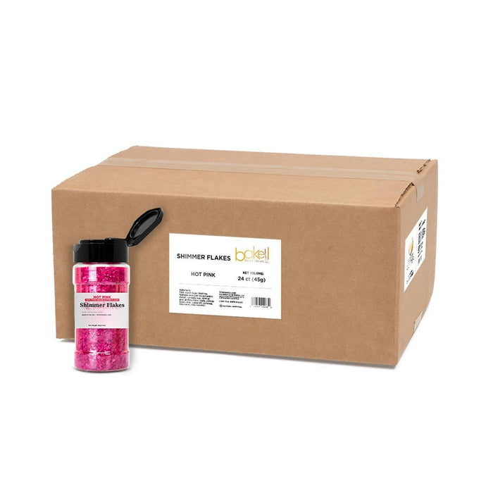 Buy Wholesale Hot Pink Shimmer Flakes | Pink by the Case | Bakell