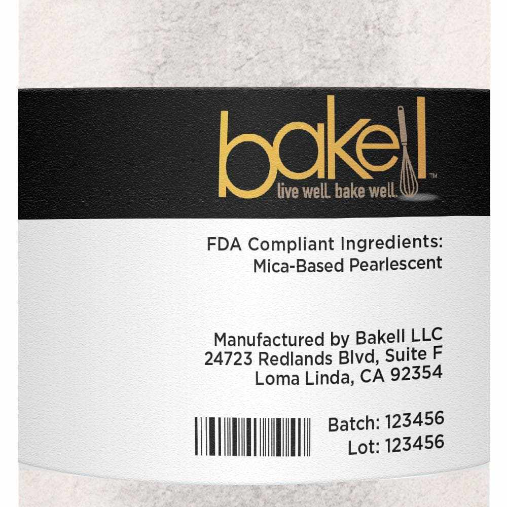 Intense Pearl White Luster Dust, Bulk Size | Bakell