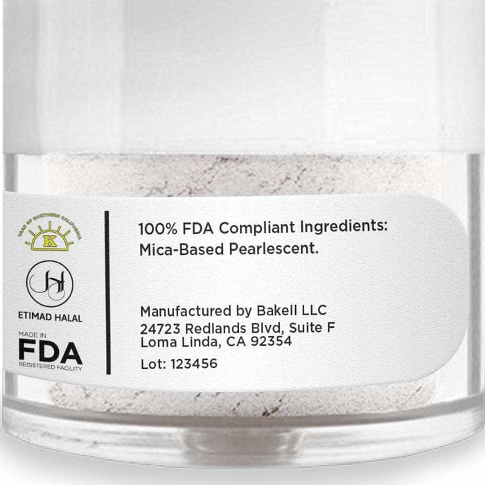 Intense Pearl White Luster Dust Wholesale | Bakell