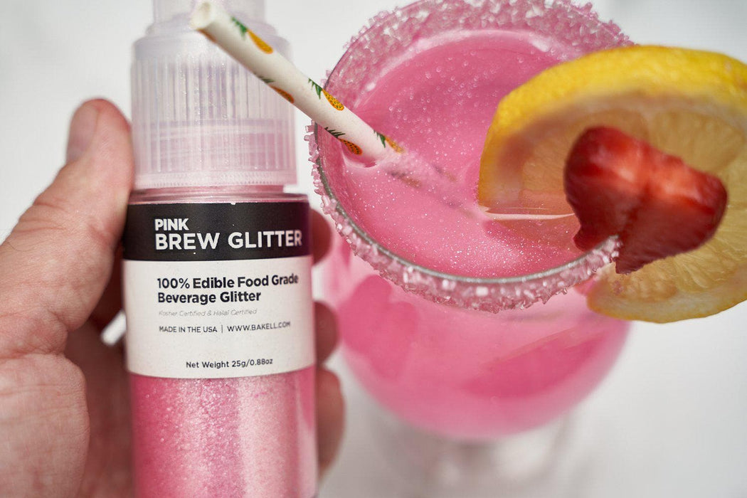 BREW GLITTER Edible Glitter For Drinks, Cocktails, Beer, Garnish Glitter &  Beverages, KOSHER & HALAL Certified, 100% Edible & Food Grade