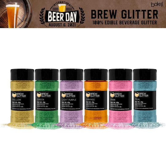 Teal Green Brew Glitter , Bulk Size | Bakell Beverage & Beer Glitters 25g