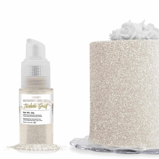 Buy Ivory  Glitter 25g Spray  Pump | Tinker Dust® | Bakell