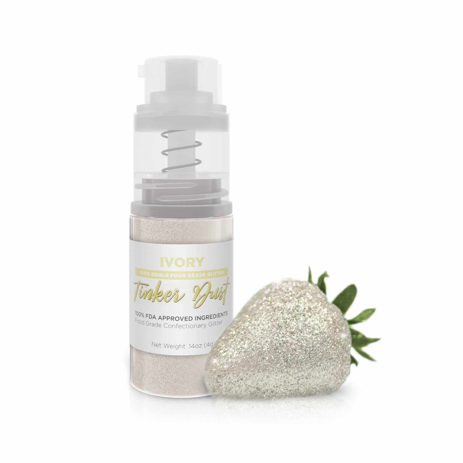 Buy Ivory  Glitter 4g Spray  Pump | Tinker Dust® | Bakell