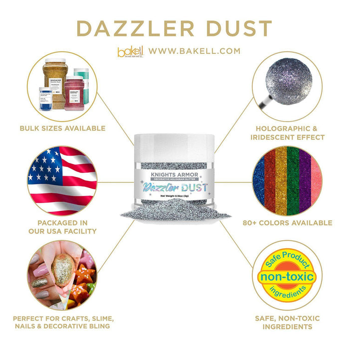 Knights Armor Dazzler Dust® 5 Gram Jar-Dazzler Dust_5G_Google Feed-bakell