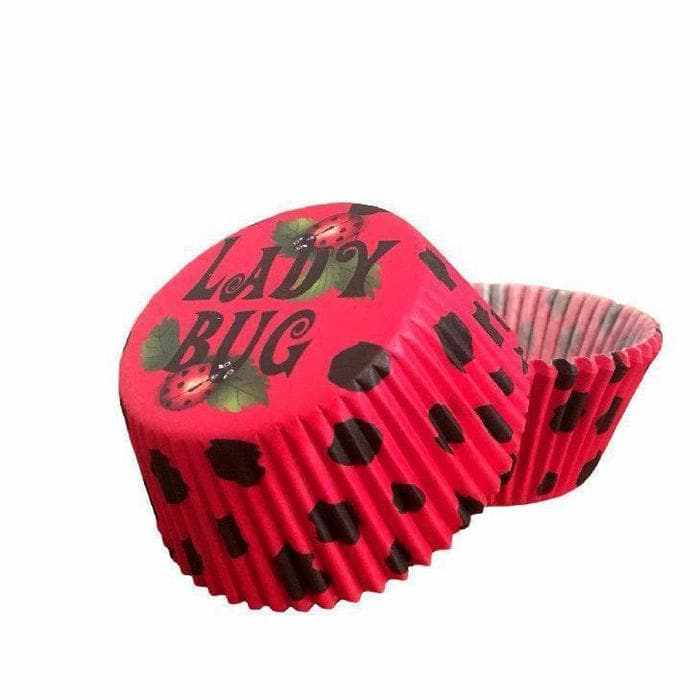 Lady Bug Polka Dot Standard Size Cupcake Wrappers & Liners  | Bakell® Baking Products