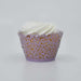 Lavender Lace Cupcake Wrappers & Liners  | Bakell® Baking Products