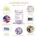 Buy Bulk Size Lavender Purple Luster Dust | Bakell