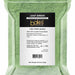Leaf green luster dust, 1 KG (1000 grams) bulk size, in a clear plastic bag with Bakell label.