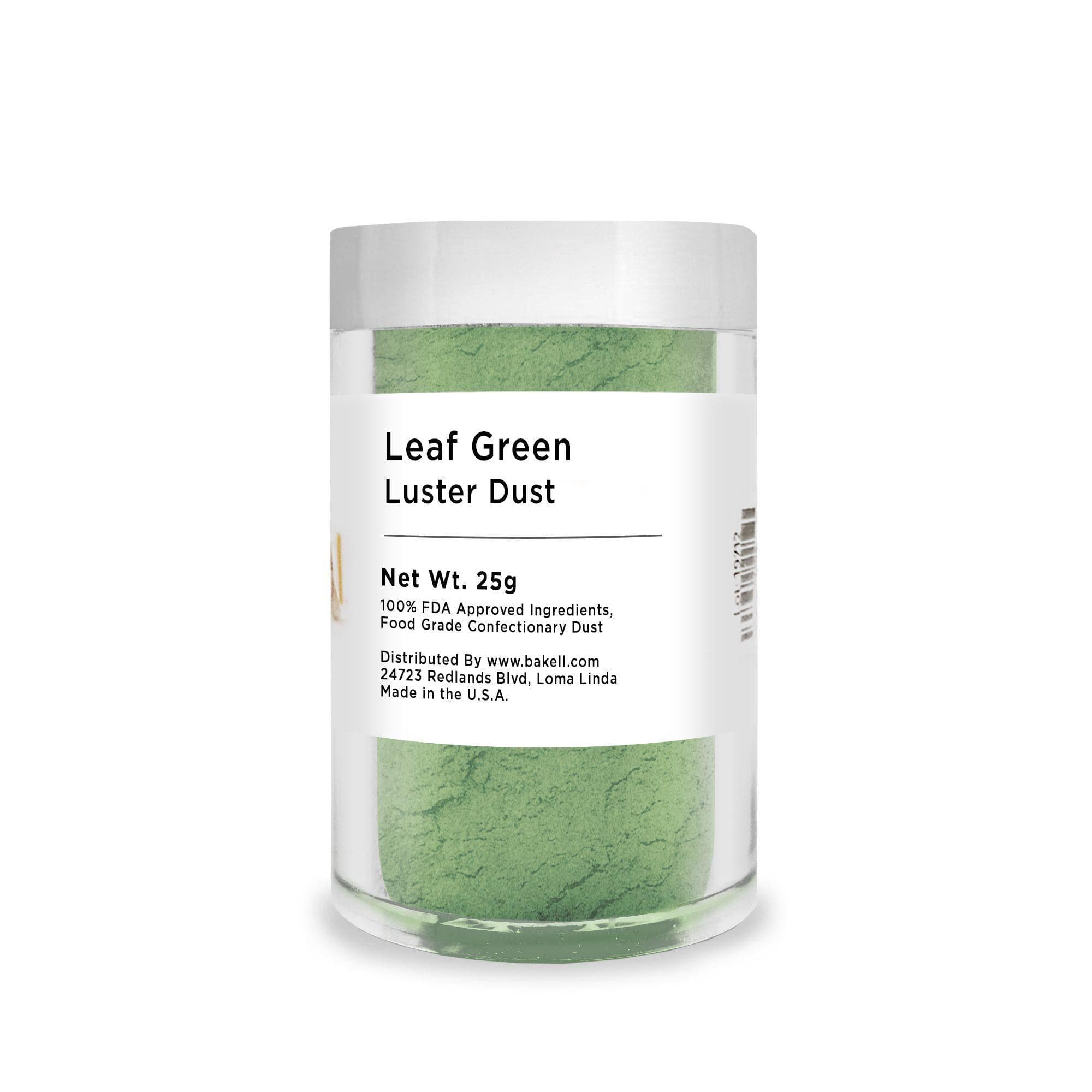 Leaf Green Luster Dust | 100% Edible & Kosher Pareve | Wholesale | Bakell.com