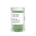 Leaf Green Luster Dust in a clear 25g jar with a white lid, showing the vibrant green powder.