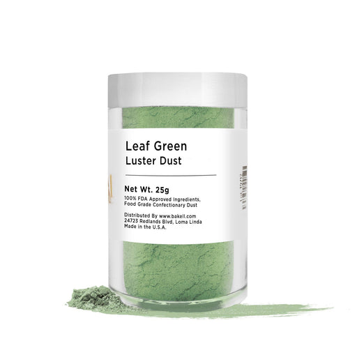 Leaf Green Luster Dust | 100% Edible & Kosher Pareve | Wholesale | Bakell.com