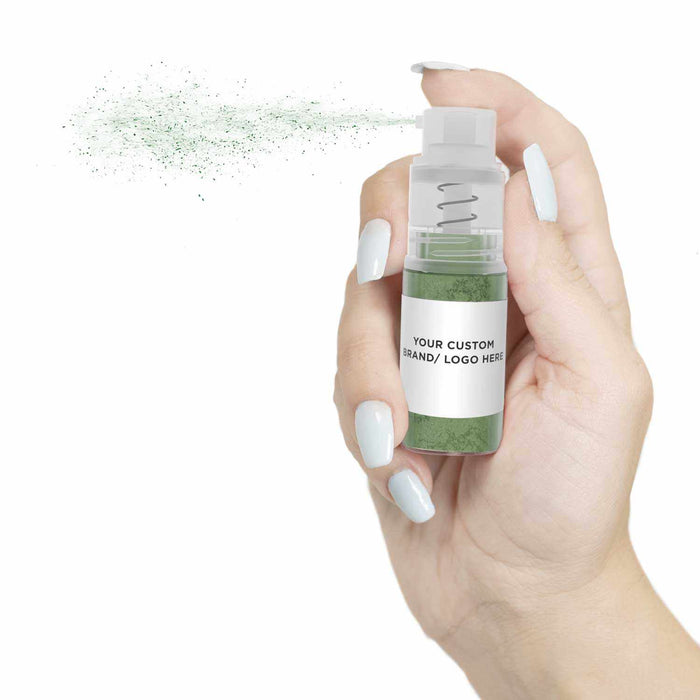 Private Label Your Brand Your Logo | Green Luster Dust Edible Glitter